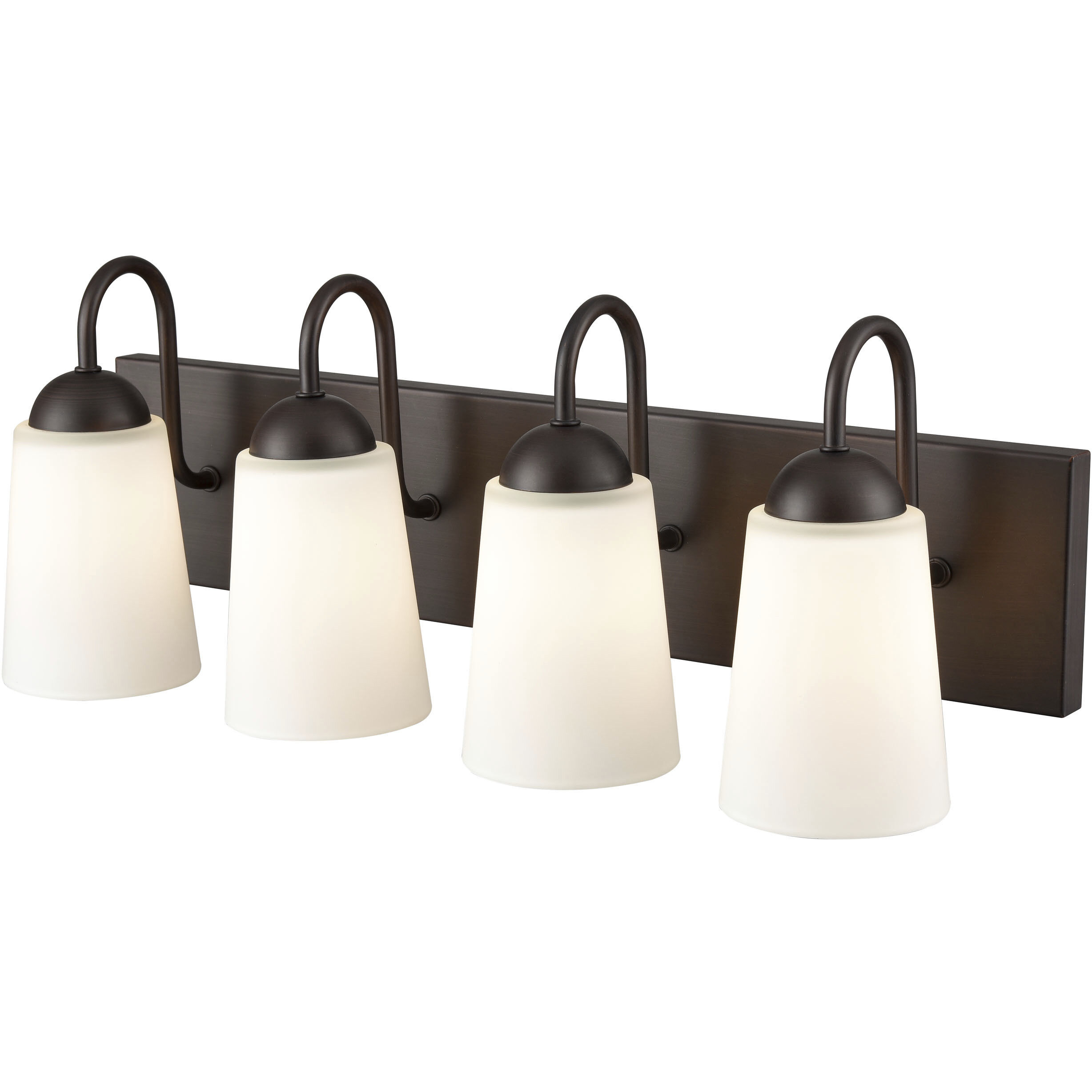 Ivey Lake 4 Light 21.5 inch Rubbed Bronze Bathroom Vanity Light Wall Light